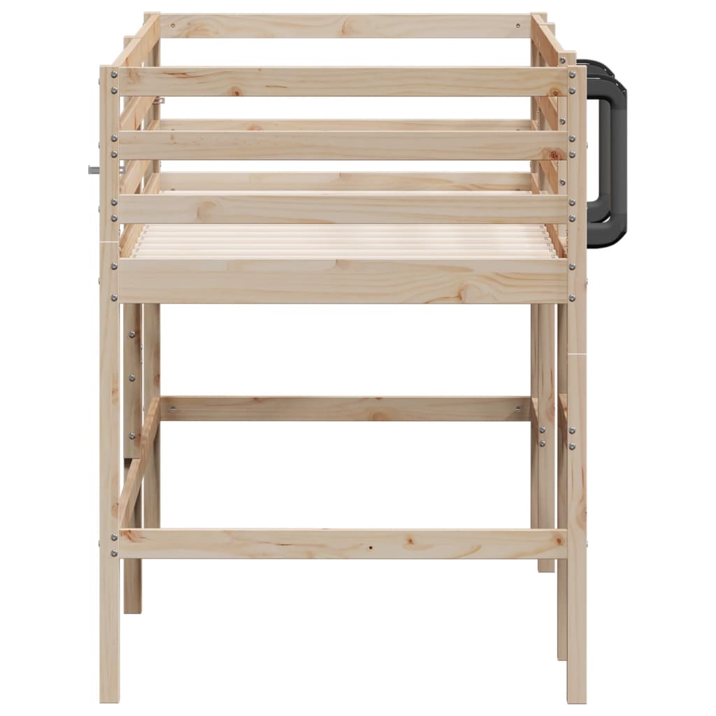 8721102673597_g_en_hd_3 vidaXL Kids' Loft Bed without Mattress 92x187 cm Single Solid Wood Pine - Image 5