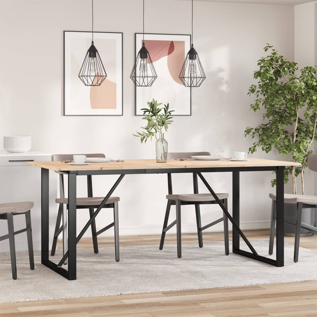 8721102674143_g_en_hd_1 vidaXL Dining Table O-Frame 180x90x75 cm Solid Wood Pine and Steel - Image 3