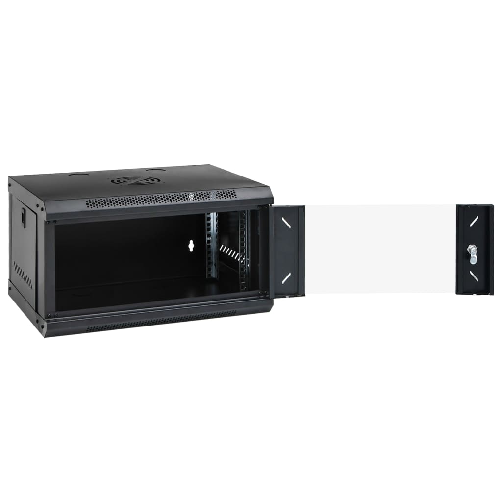 8721102676505_g_en_hd_1 vidaXL 6U Wall Mounted Network Cabinet 19" IP20 53x40x30 cm - Image 2
