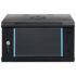 vidaXL 6U Wall Mounted Network Cabinet 19" IP20 53x40x30 cm - Image 3