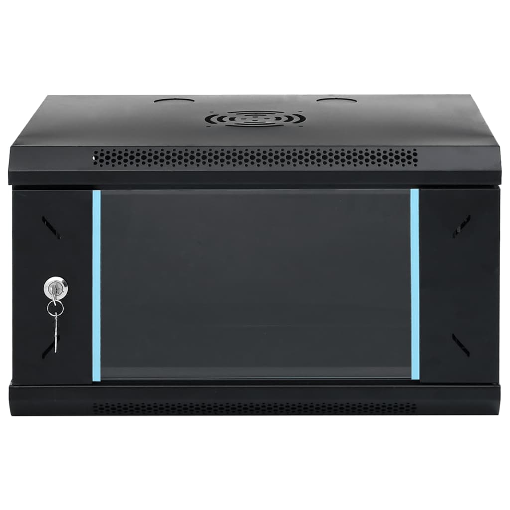 8721102676505_g_en_hd_2 vidaXL 6U Wall Mounted Network Cabinet 19" IP20 53x40x30 cm - Image 3