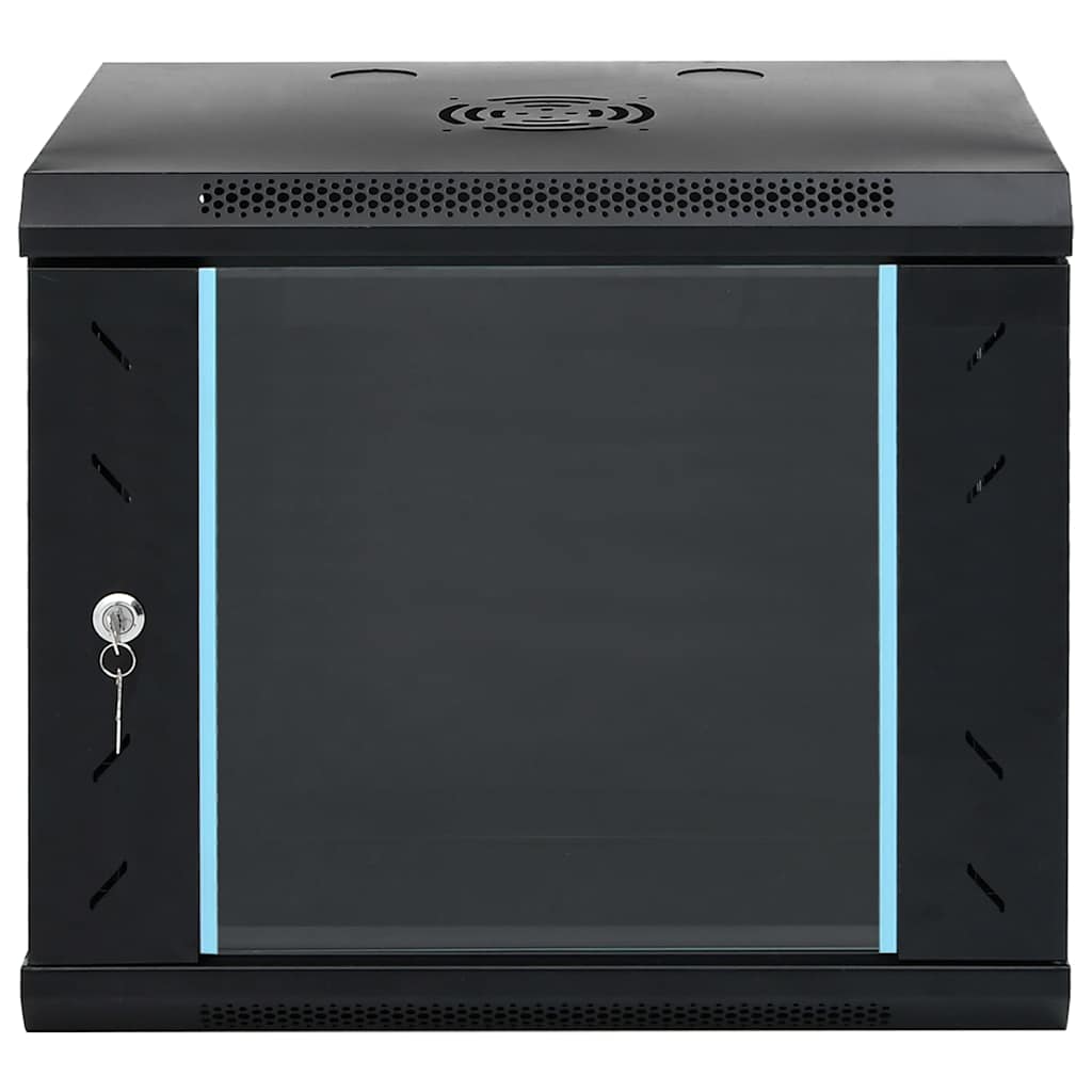 8721102676529_g_en_hd_2 vidaXL 9U Wall Mounted Network Cabinet 19" IP20 53x40x45 cm - Image 3