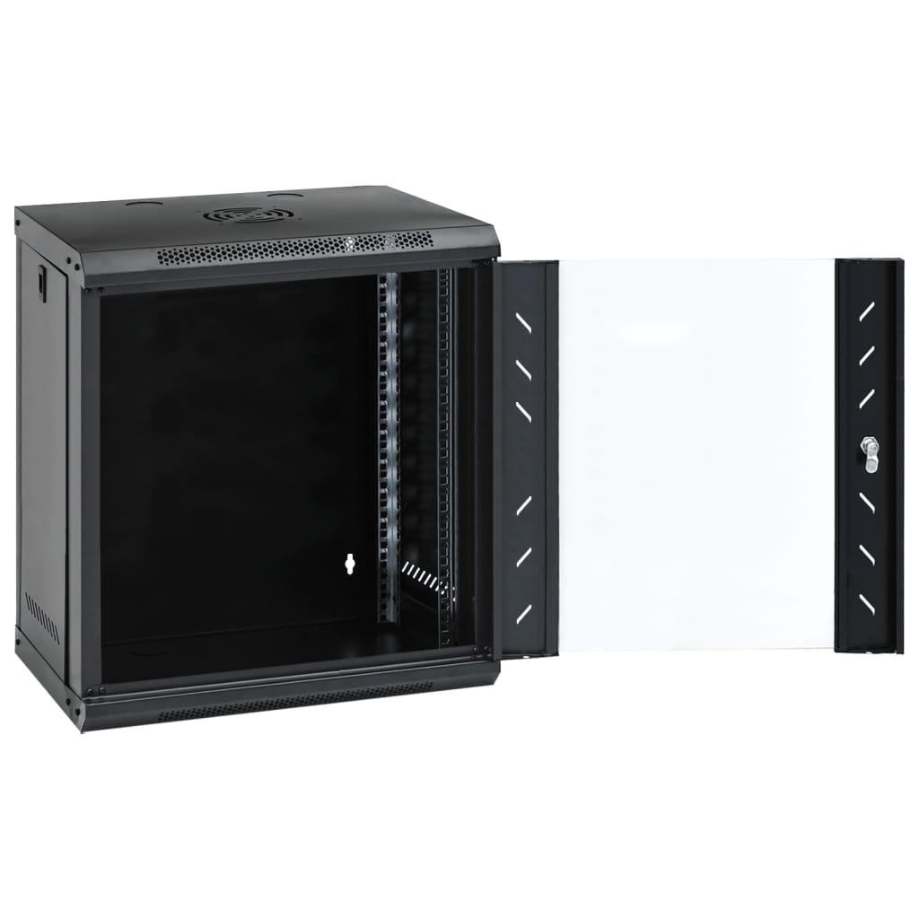 8721102676543_g_en_hd_1 vidaXL 12U Wall Mounted Network Cabinet 19" IP20 53x40x60 cm - Image 2