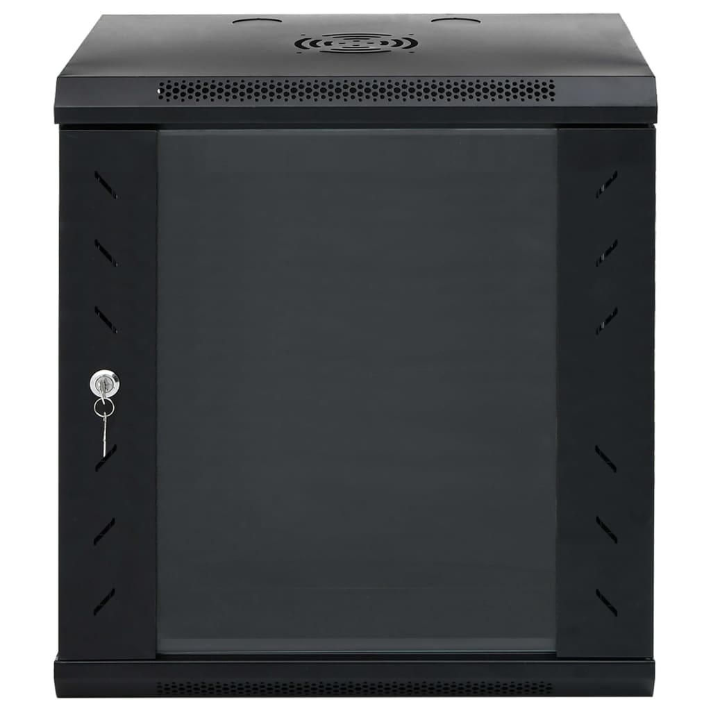 8721102676543_g_en_hd_2 vidaXL 12U Wall Mounted Network Cabinet 19" IP20 53x40x60 cm - Image 3