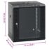 vidaXL 12U Wall Mounted Network Cabinet 19" IP20 53x40x60 cm - Image 8