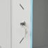 vidaXL 15U Network Cabinet with Swivel Feet 19" IP20 60x45x86 cm - Image 7