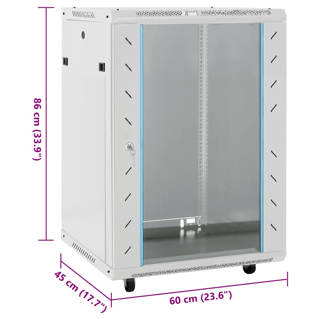 8721102676574_g_en_hd_7 vidaXL 15U Network Cabinet with Swivel Feet 19" IP20 60x45x86 cm - Image 8