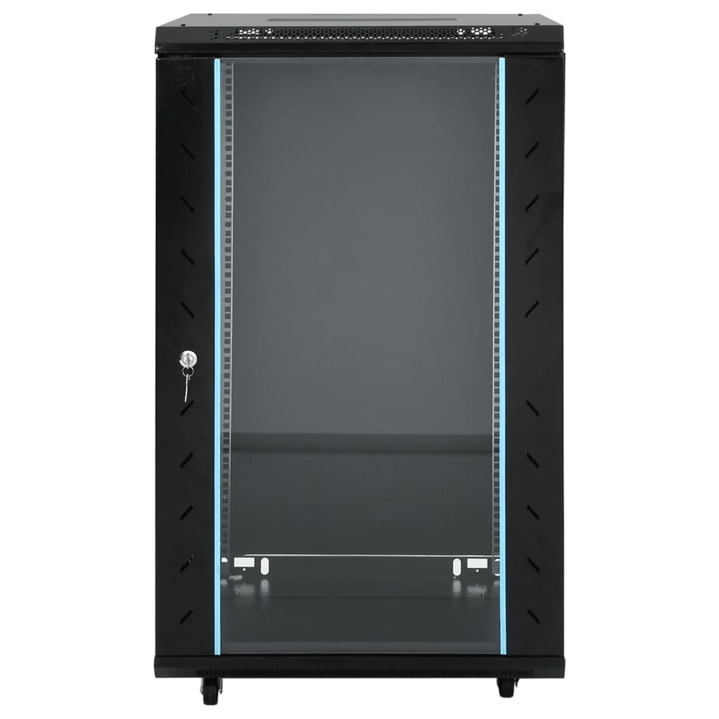 8721102676581_g_en_hd_2 vidaXL 18U Network Cabinet with Swivel Feet 19" IP20 60x60x100 cm - Image 3