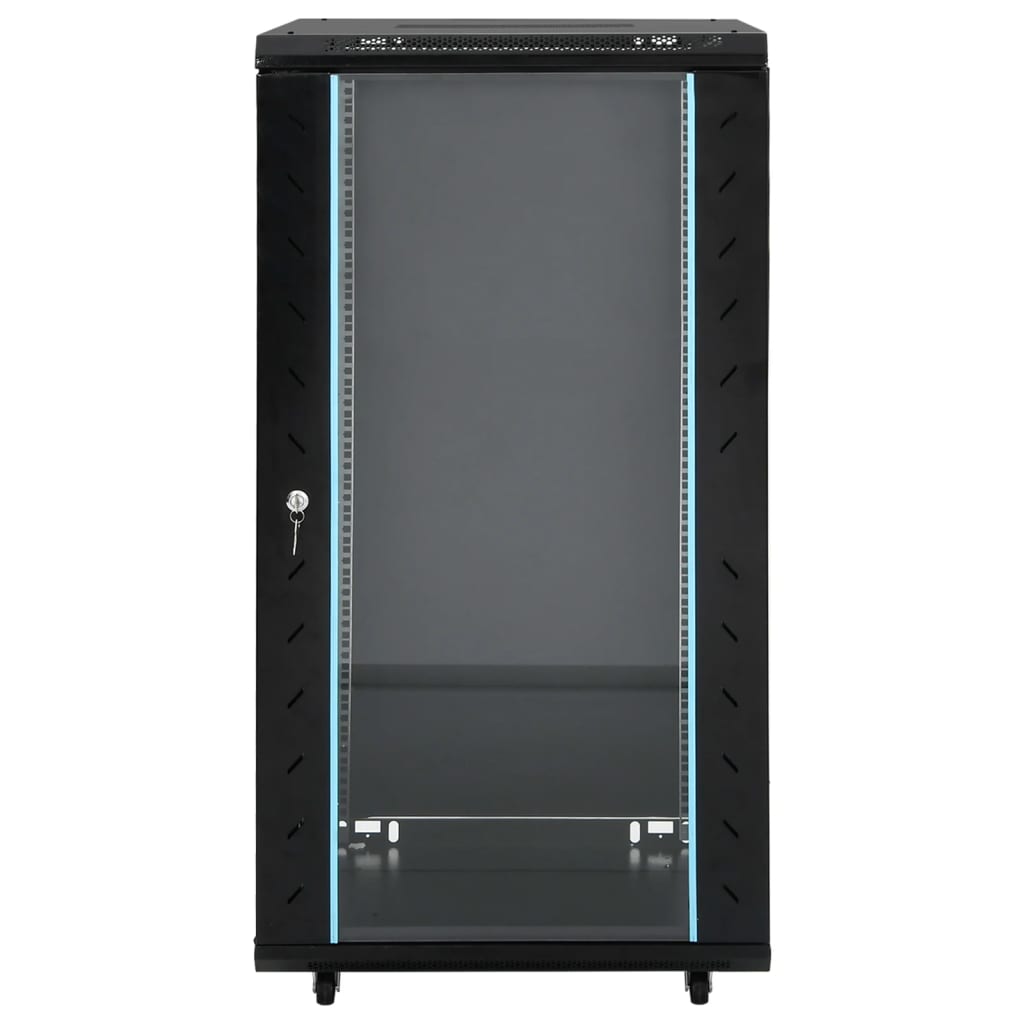 8721102676604_g_en_hd_2 vidaXL 22U Network Cabinet with Swivel Feet 19" IP20 60x60x120 cm - Image 3