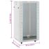 vidaXL 22U Network Cabinet with Swivel Feet 19" IP20 60x60x120 cm - Image 8