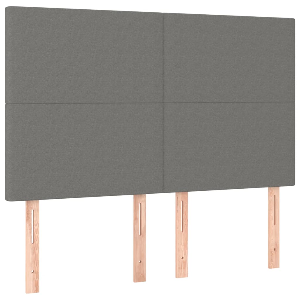 8721102681165_g_en_hd_7 vidaXL Bed Frame without Mattress Dark Grey 137x187 cm Double Fabric - Image 9