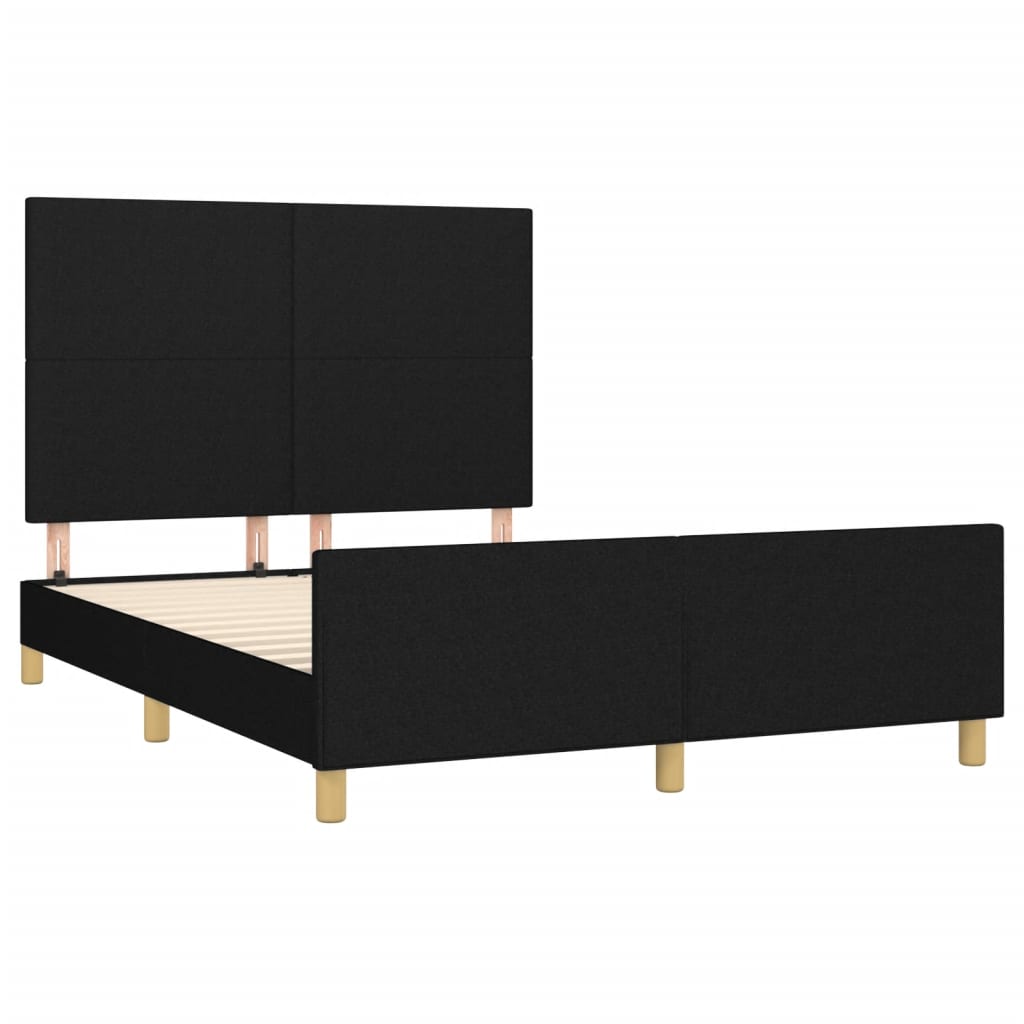 8721102681172_g_en_hd_2 vidaXL Bed Frame without Mattress Black 137x187 cm Double Fabric - Image 4