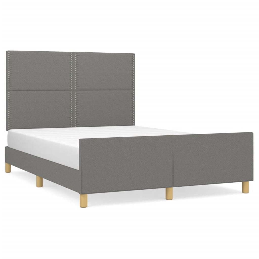 8721102681189_a_en_hd_1 vidaXL Bed Frame without Mattress Dark Grey 137x187 cm Double Fabric - Image 2