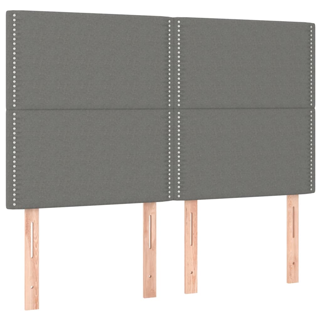 8721102681189_g_en_hd_7 vidaXL Bed Frame without Mattress Dark Grey 137x187 cm Double Fabric - Image 9
