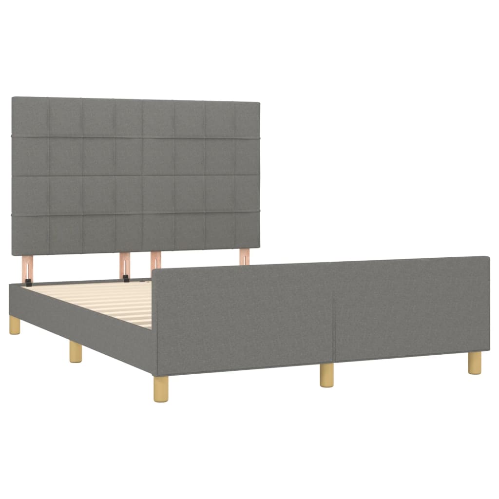 8721102681202_g_en_hd_2 vidaXL Bed Frame without Mattress Dark Grey 137x187 cm Double Fabric - Image 4