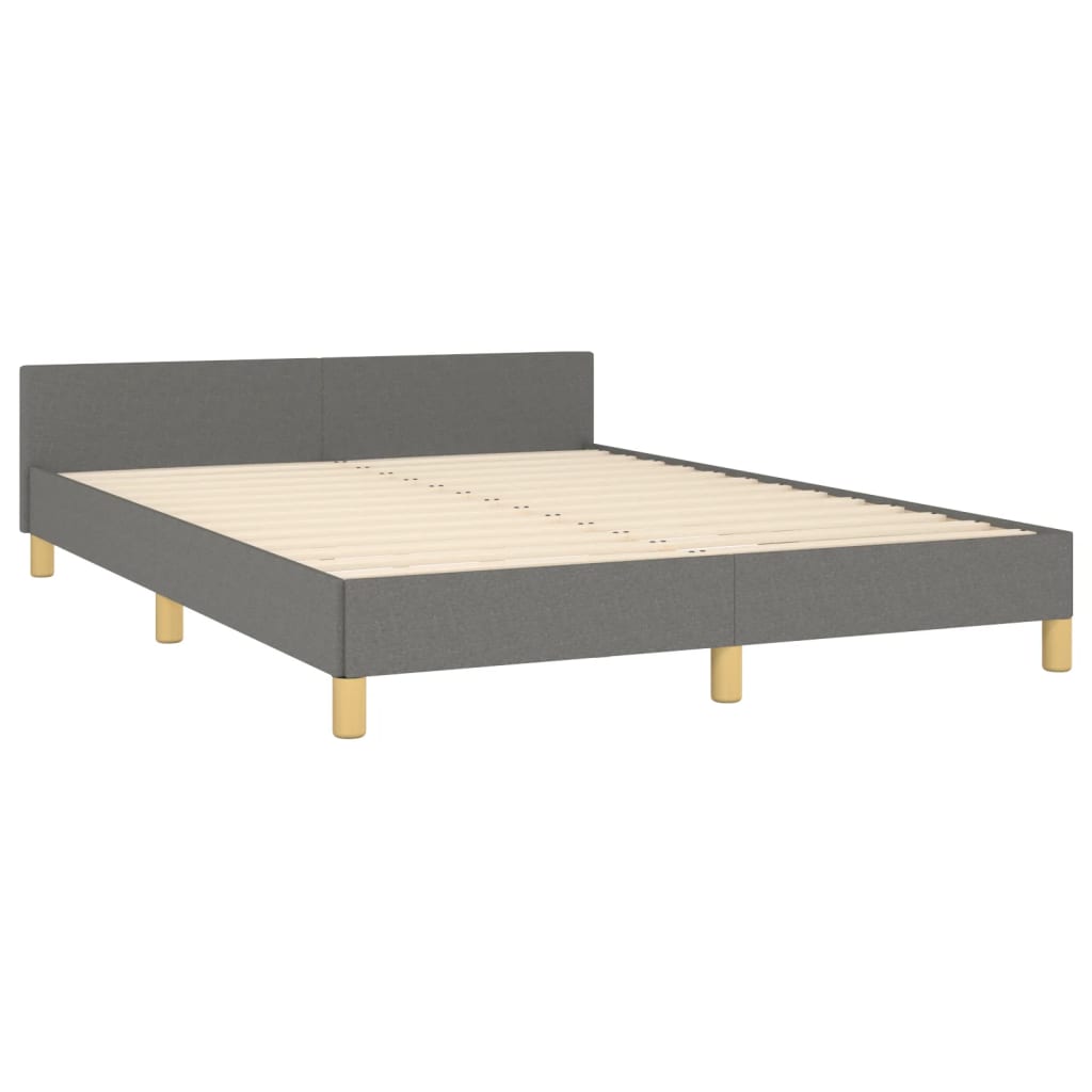 8721102681202_g_en_hd_3 vidaXL Bed Frame without Mattress Dark Grey 137x187 cm Double Fabric - Image 5