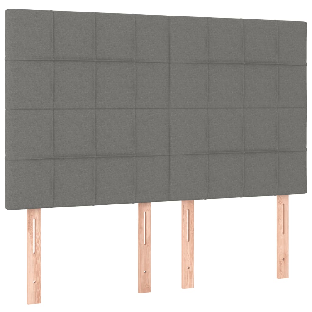 8721102681202_g_en_hd_7 vidaXL Bed Frame without Mattress Dark Grey 137x187 cm Double Fabric - Image 9