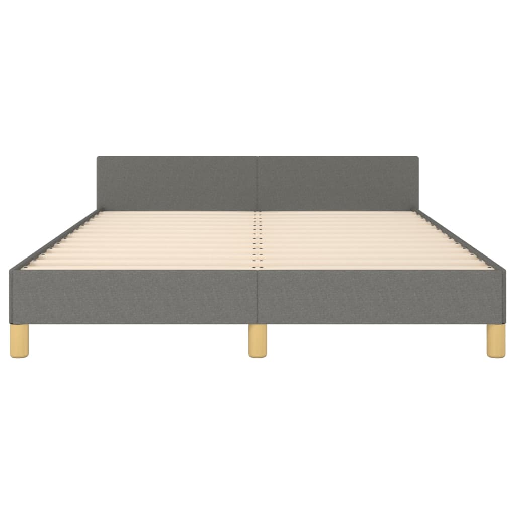 8721102681226_g_en_hd_4 vidaXL Bed Frame without Mattress Dark Grey 137x187 cm Double Fabric - Image 6