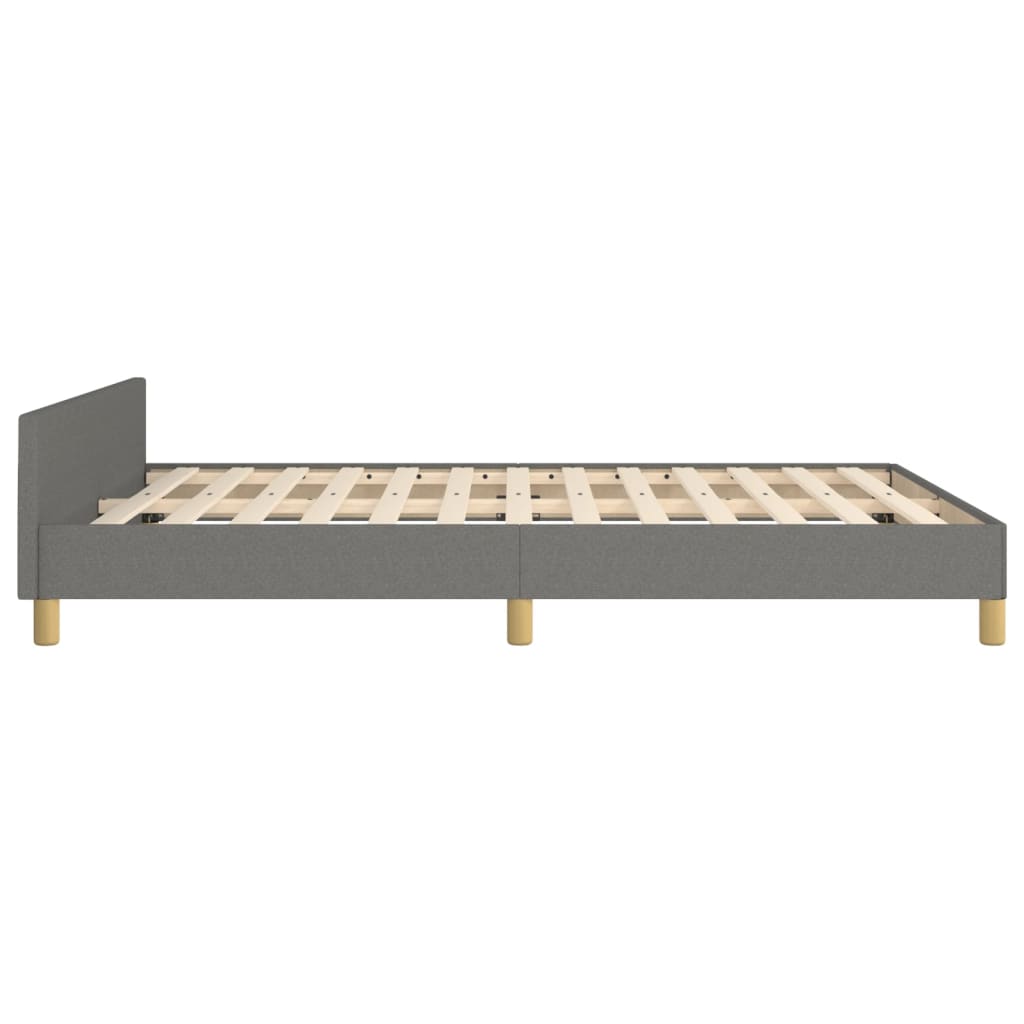8721102681226_g_en_hd_5 vidaXL Bed Frame without Mattress Dark Grey 137x187 cm Double Fabric - Image 7