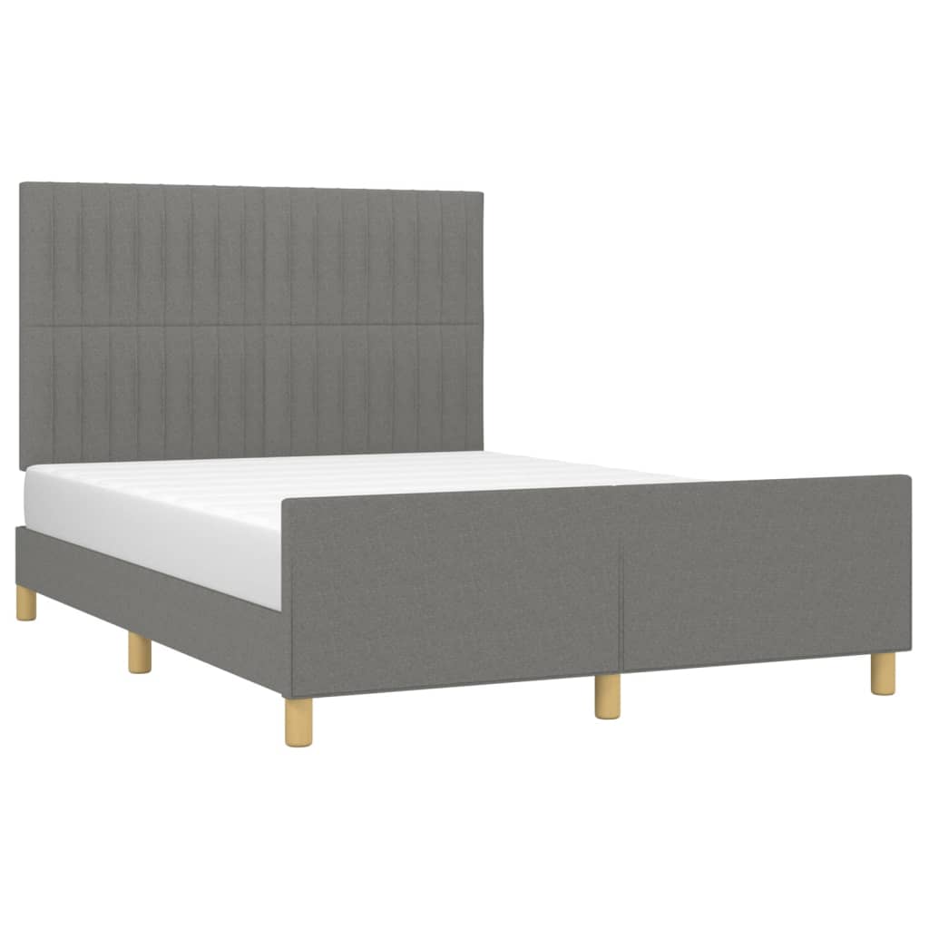 8721102681240_g_en_hd_1 vidaXL Bed Frame without Mattress Dark Grey 137x187 cm Double Fabric - Image 3