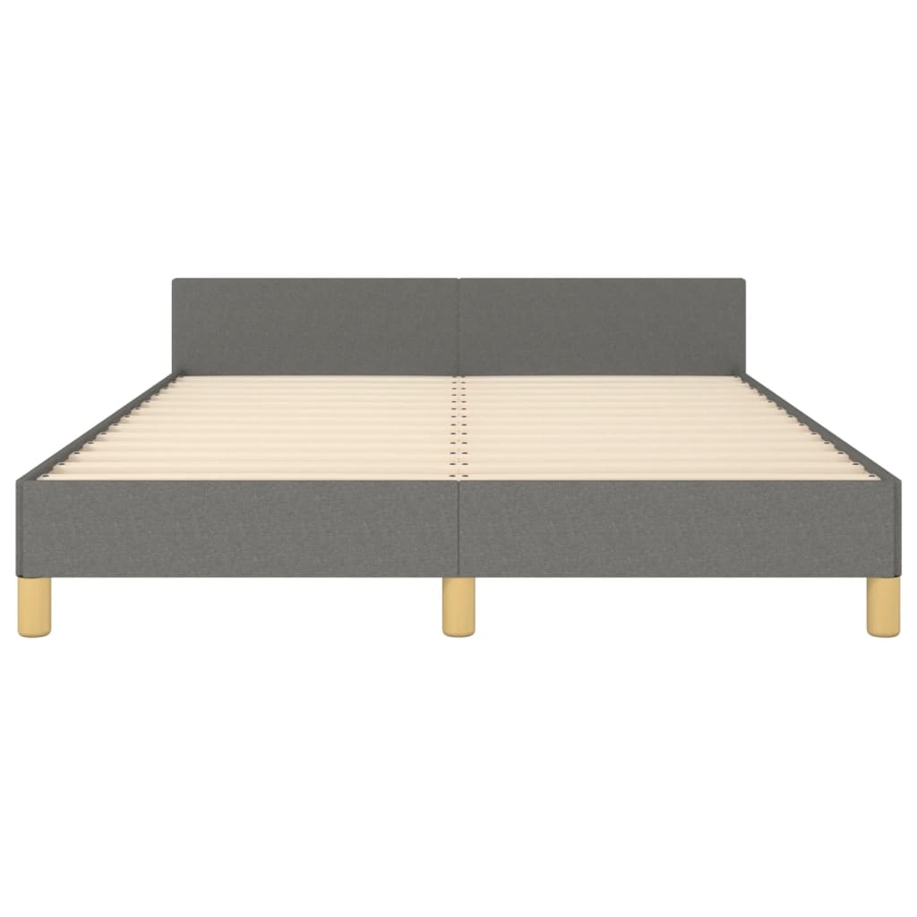 8721102681240_g_en_hd_4 vidaXL Bed Frame without Mattress Dark Grey 137x187 cm Double Fabric - Image 6