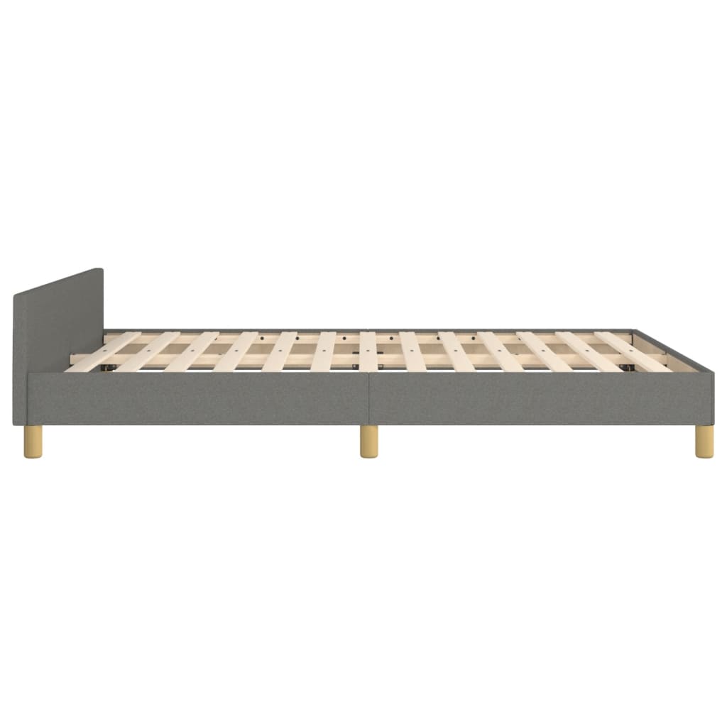 8721102681240_g_en_hd_5 vidaXL Bed Frame without Mattress Dark Grey 137x187 cm Double Fabric - Image 7