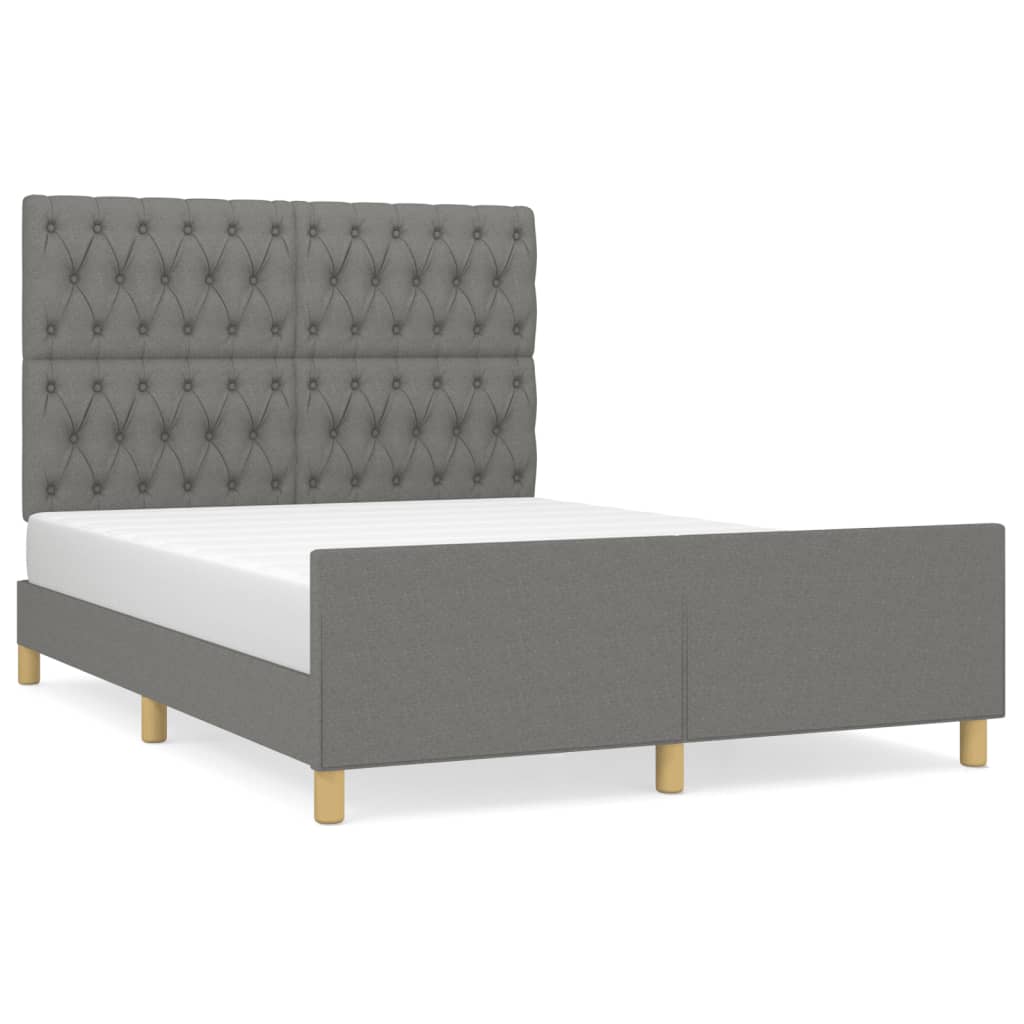 8721102681264_a_en_hd_1 vidaXL Bed Frame without Mattress Dark Grey 137x187 cm Double Fabric - Image 2