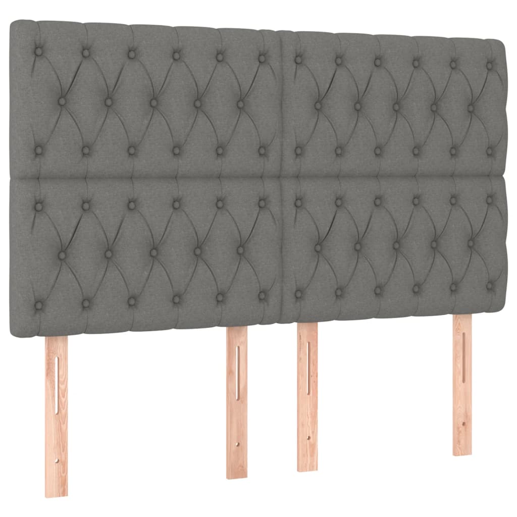 8721102681264_g_en_hd_7 vidaXL Bed Frame without Mattress Dark Grey 137x187 cm Double Fabric - Image 9