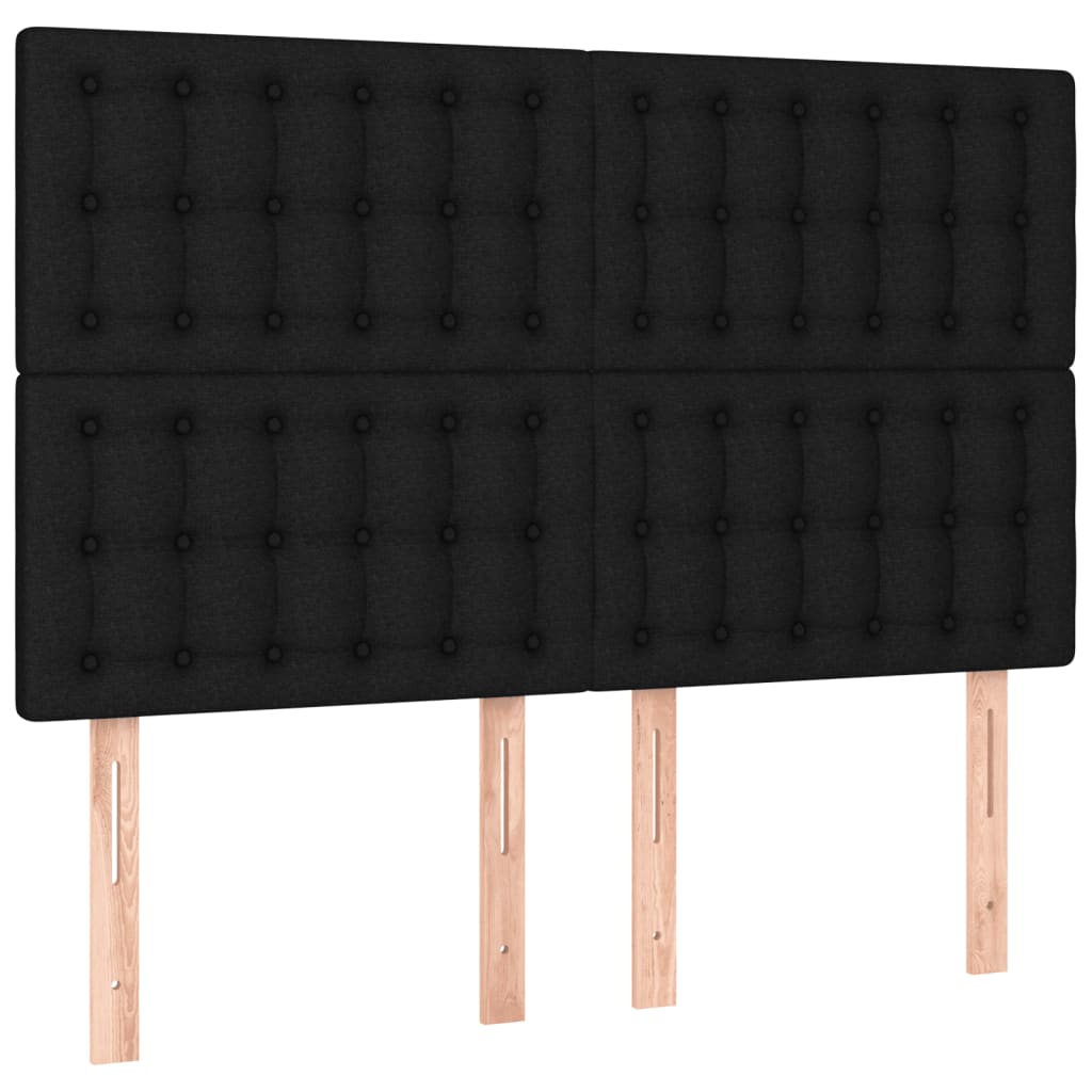 8721102681295_g_en_hd_7 vidaXL Bed Frame without Mattress Black 137x187 cm Double Fabric - Image 9