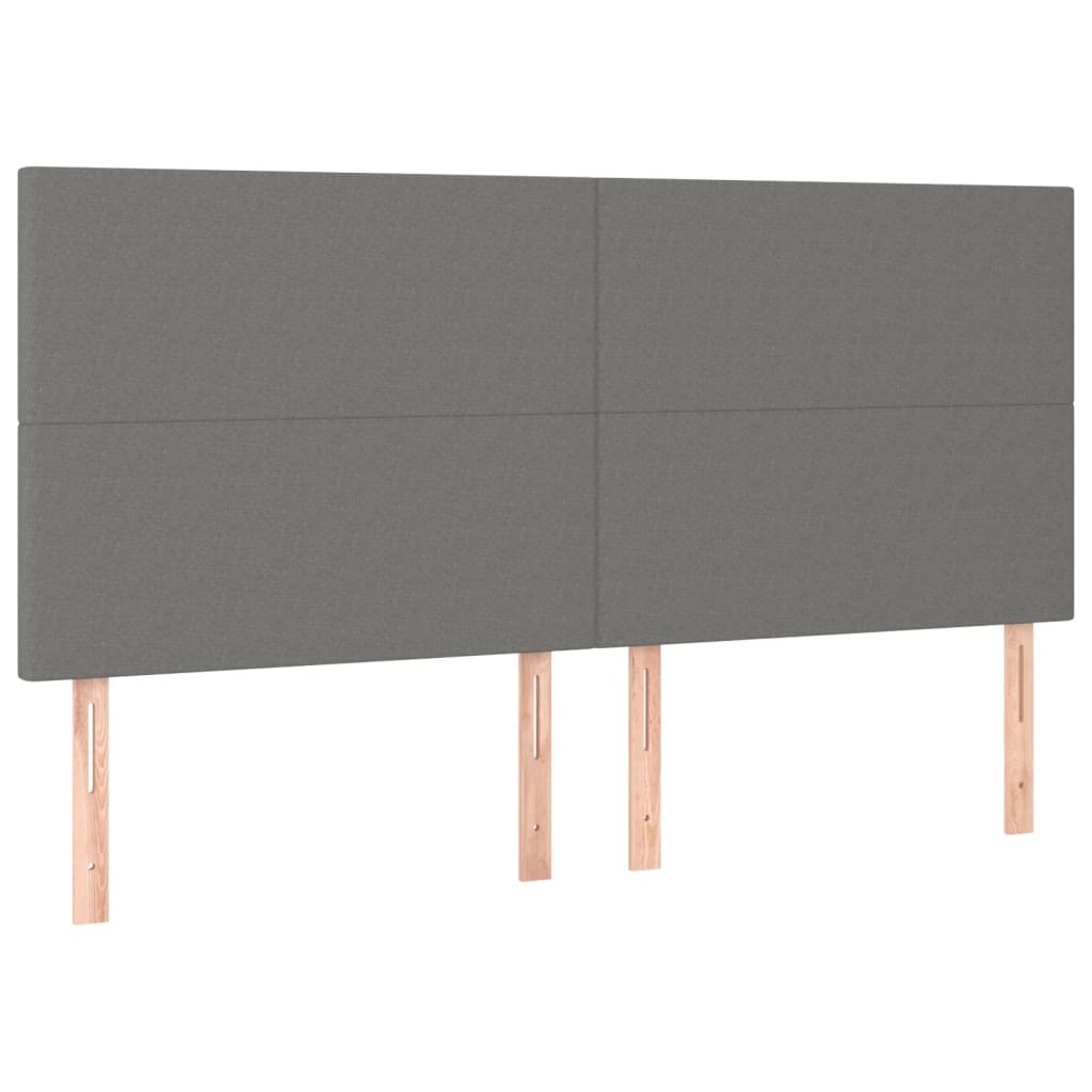8721102681301_g_en_hd_7 vidaXL Bed Frame without Mattress Dark Grey 152x203 cm Queen Fabric - Image 9