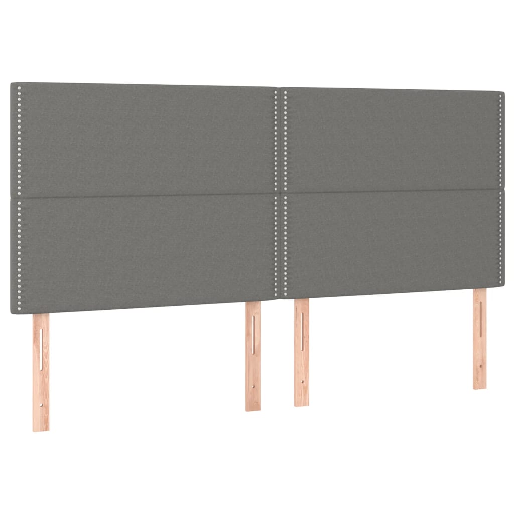 8721102681325_g_en_hd_7 vidaXL Bed Frame without Mattress Dark Grey 152x203 cm Queen Fabric - Image 9