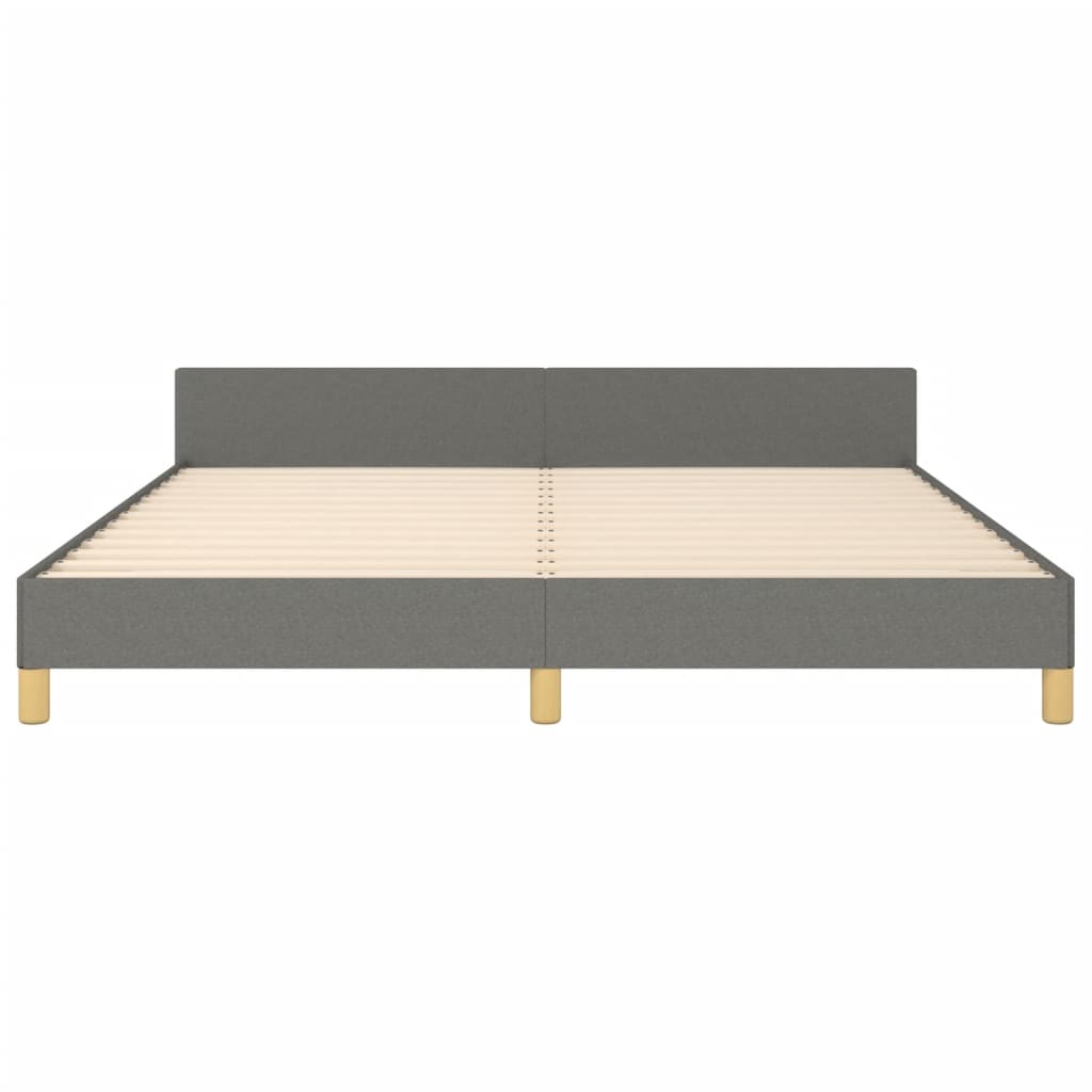 8721102681400_g_en_hd_4 vidaXL Bed Frame without Mattress Dark Grey 152x203 cm Queen Fabric - Image 6