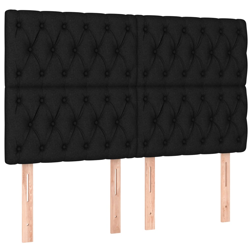 8721102681417_g_en_hd_7 vidaXL Bed Frame without Mattress Black 152x203 cm Queen Fabric - Image 9