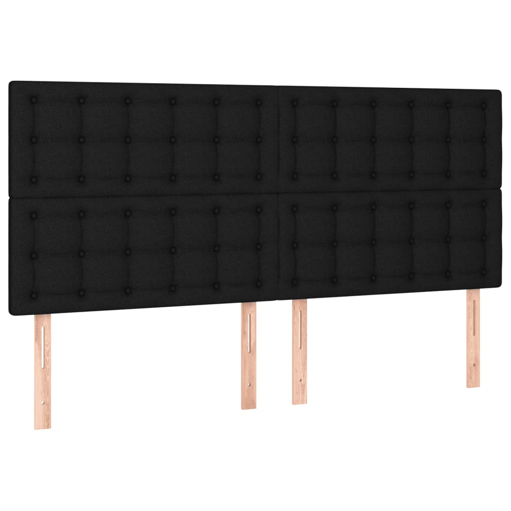 8721102681431_g_en_hd_7 vidaXL Bed Frame without Mattress Black 152x203 cm Queen Fabric - Image 9