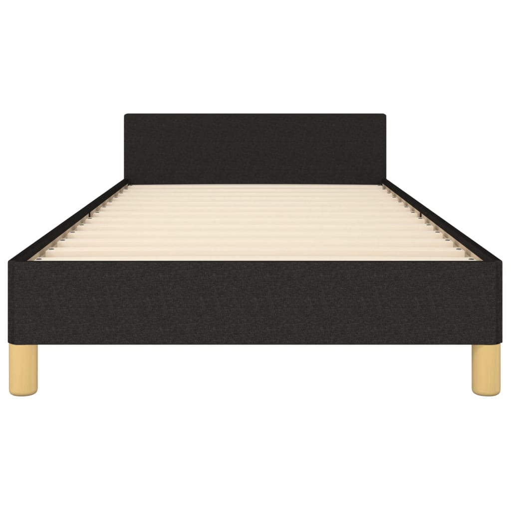 8721102681455_g_en_hd_4 vidaXL Bed Frame without Mattress Black 107x203 cm King Single Size Fabric - Image 6