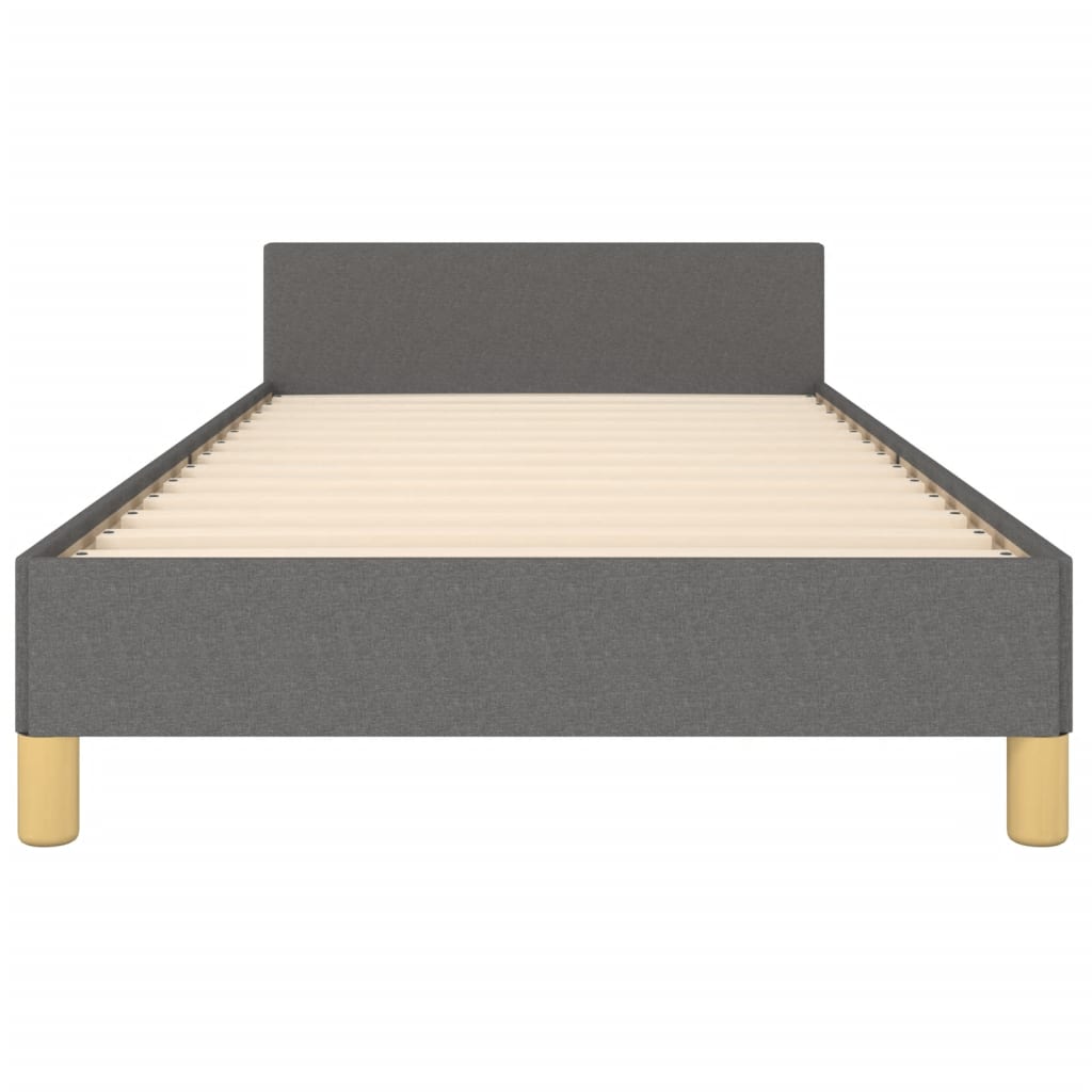 8721102681509_g_en_hd_4 vidaXL Bed Frame without Mattress Dark Grey 107x203 cm King Single Size Fabric - Image 6