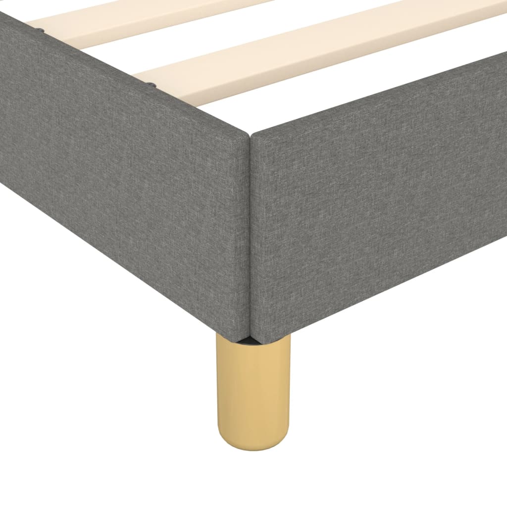 8721102681509_g_en_hd_6 vidaXL Bed Frame without Mattress Dark Grey 107x203 cm King Single Size Fabric - Image 8