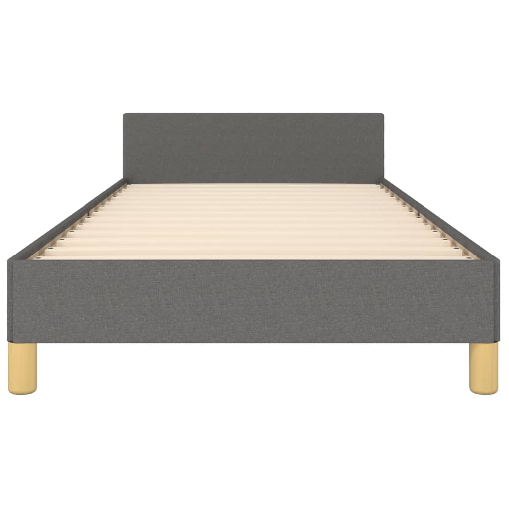 8721102681523_g_en_hd_4 vidaXL Bed Frame without Mattress Dark Grey 107x203 cm King Single Size Fabric - Image 6