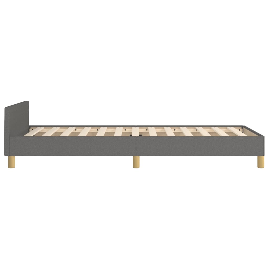 8721102681523_g_en_hd_5 vidaXL Bed Frame without Mattress Dark Grey 107x203 cm King Single Size Fabric - Image 7