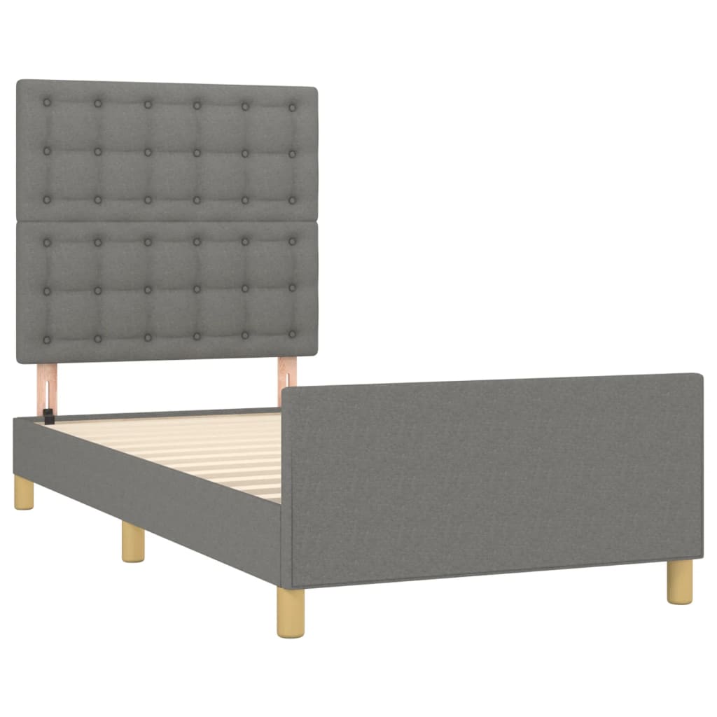 8721102681561_g_en_hd_2 vidaXL Bed Frame without Mattress Dark Grey 107x203 cm King Single Size Fabric - Image 4