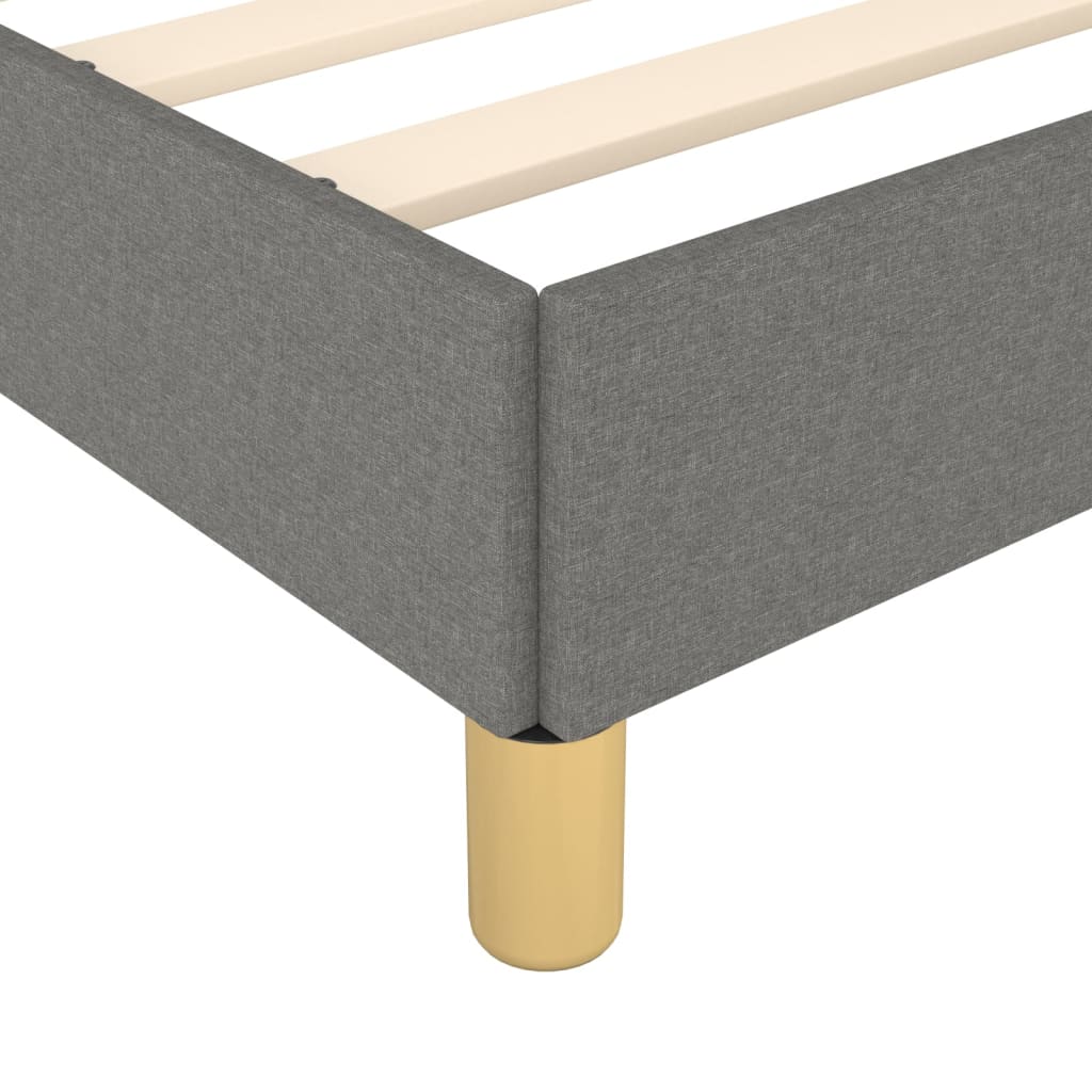 8721102681561_g_en_hd_6 vidaXL Bed Frame without Mattress Dark Grey 107x203 cm King Single Size Fabric - Image 8
