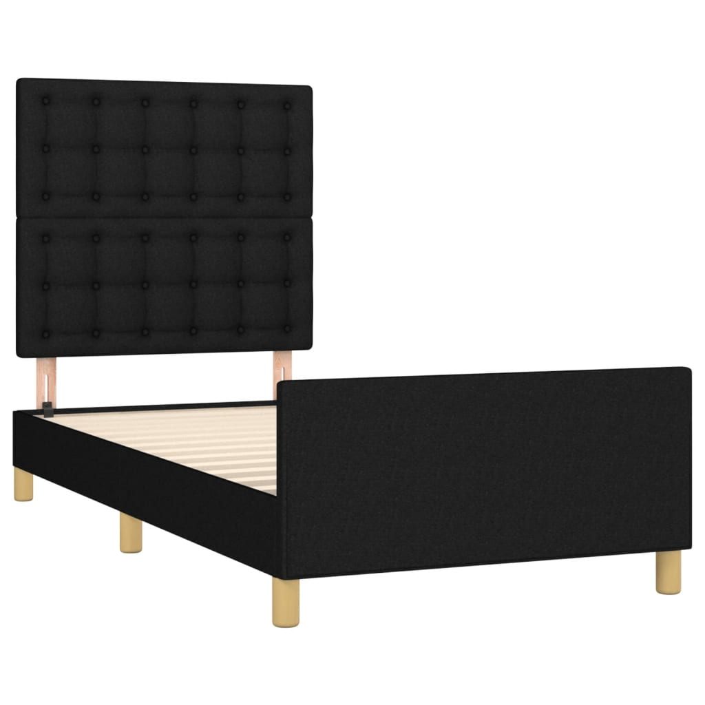 8721102681578_g_en_hd_2 vidaXL Bed Frame without Mattress Black 107x203 cm King Single Size Fabric - Image 4