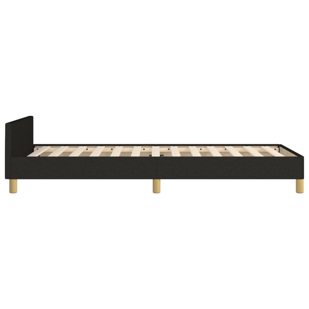 8721102681578_g_en_hd_5 vidaXL Bed Frame without Mattress Black 107x203 cm King Single Size Fabric - Image 7