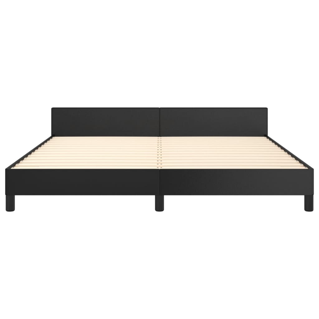 8721102681615_g_en_hd_4 vidaXL Bed Frame without Mattress Black 152x203 cm Queen Faux Leather - Image 6