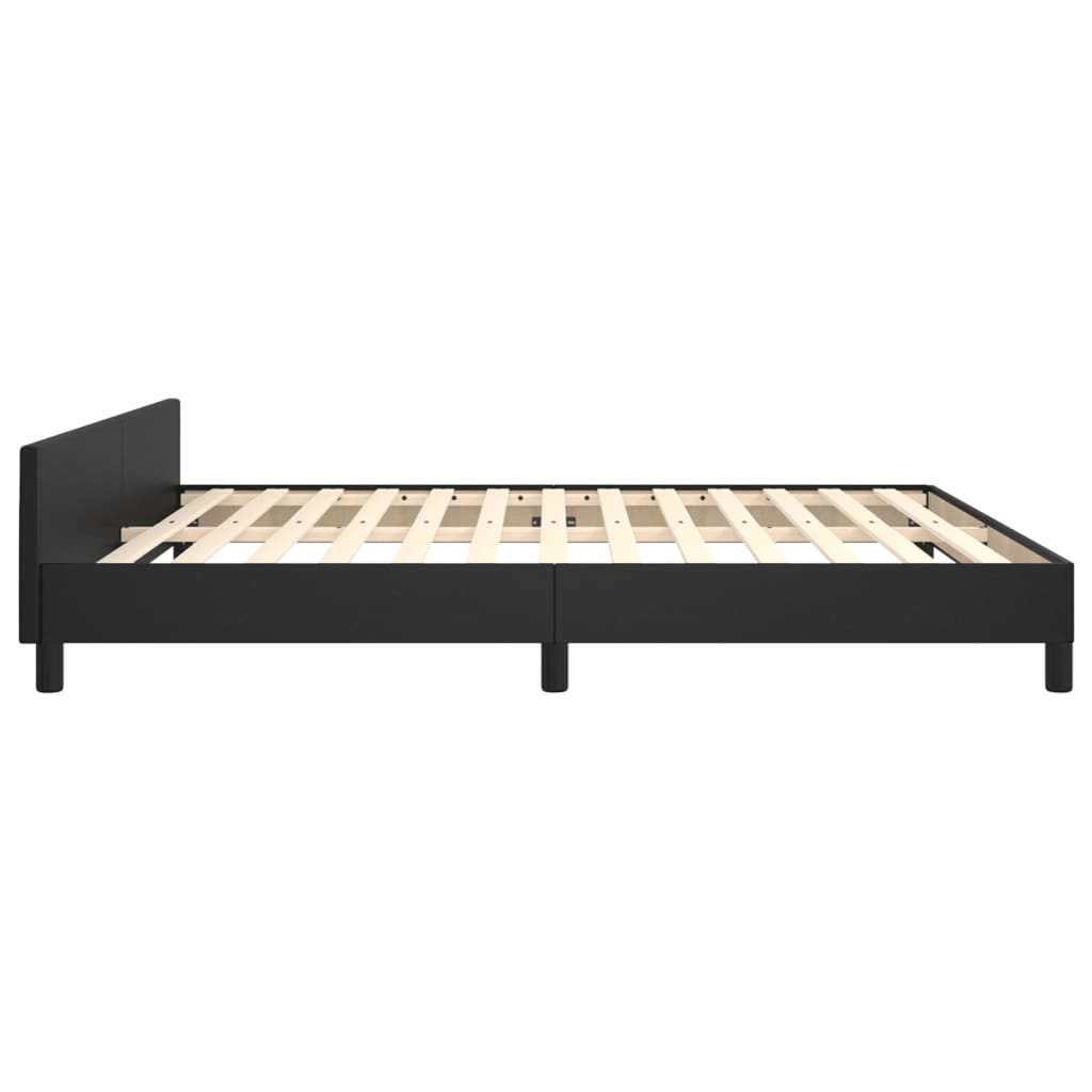 8721102681615_g_en_hd_5 vidaXL Bed Frame without Mattress Black 152x203 cm Queen Faux Leather - Image 7