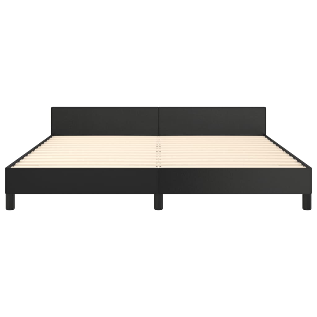 8721102681639_g_en_hd_4 vidaXL Bed Frame without Mattress Black 152x203 cm Queen Faux Leather - Image 6