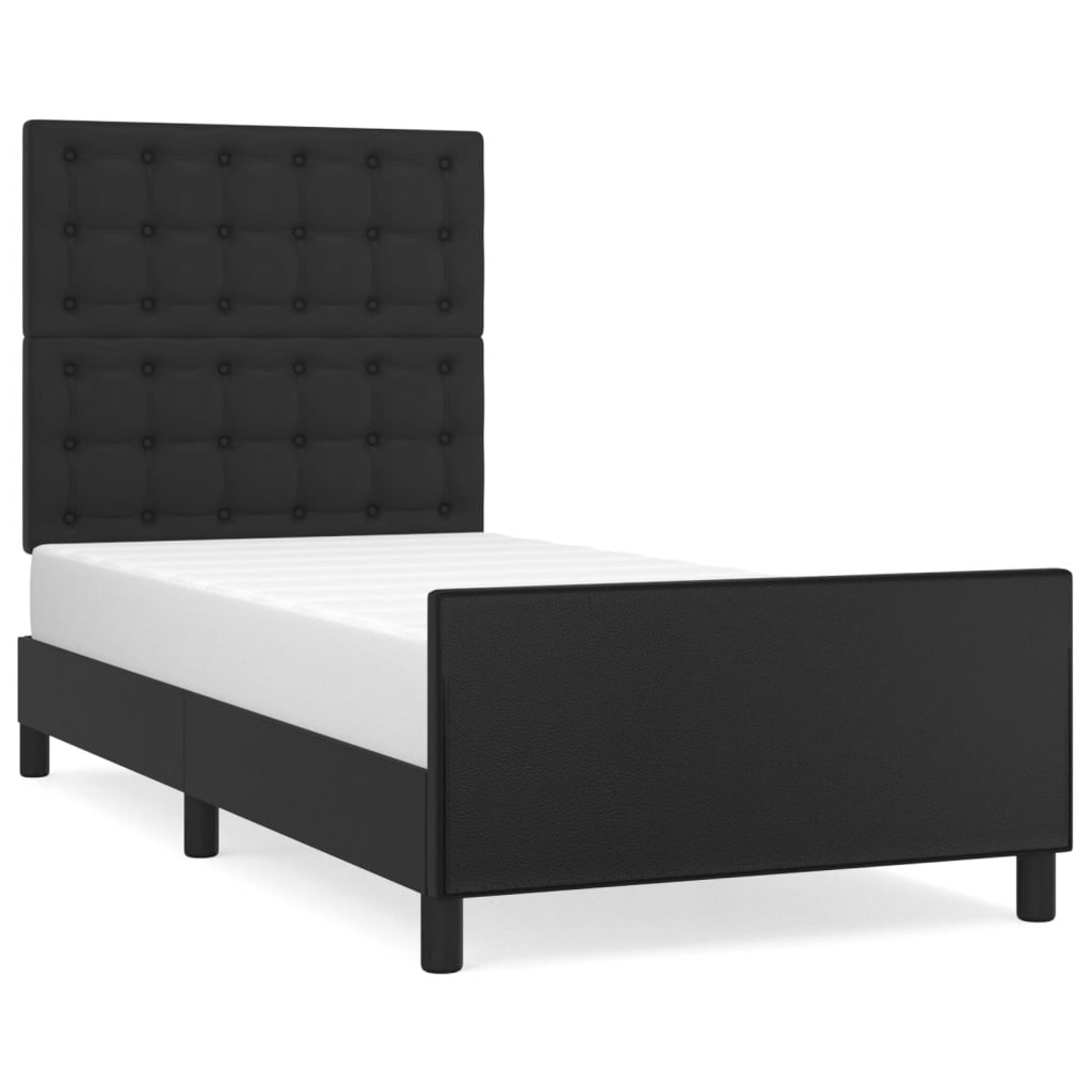 8721102681660_a_en_hd_1 vidaXL Bed Frame without Mattress Black 107x203 cm King Single Size Velvet - Image 2
