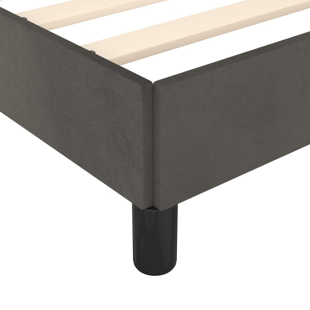 8721102681998_g_en_hd_6 vidaXL Bed Frame without Mattress Dark Grey 107x203 cm King Single Size Velvet - Image 8