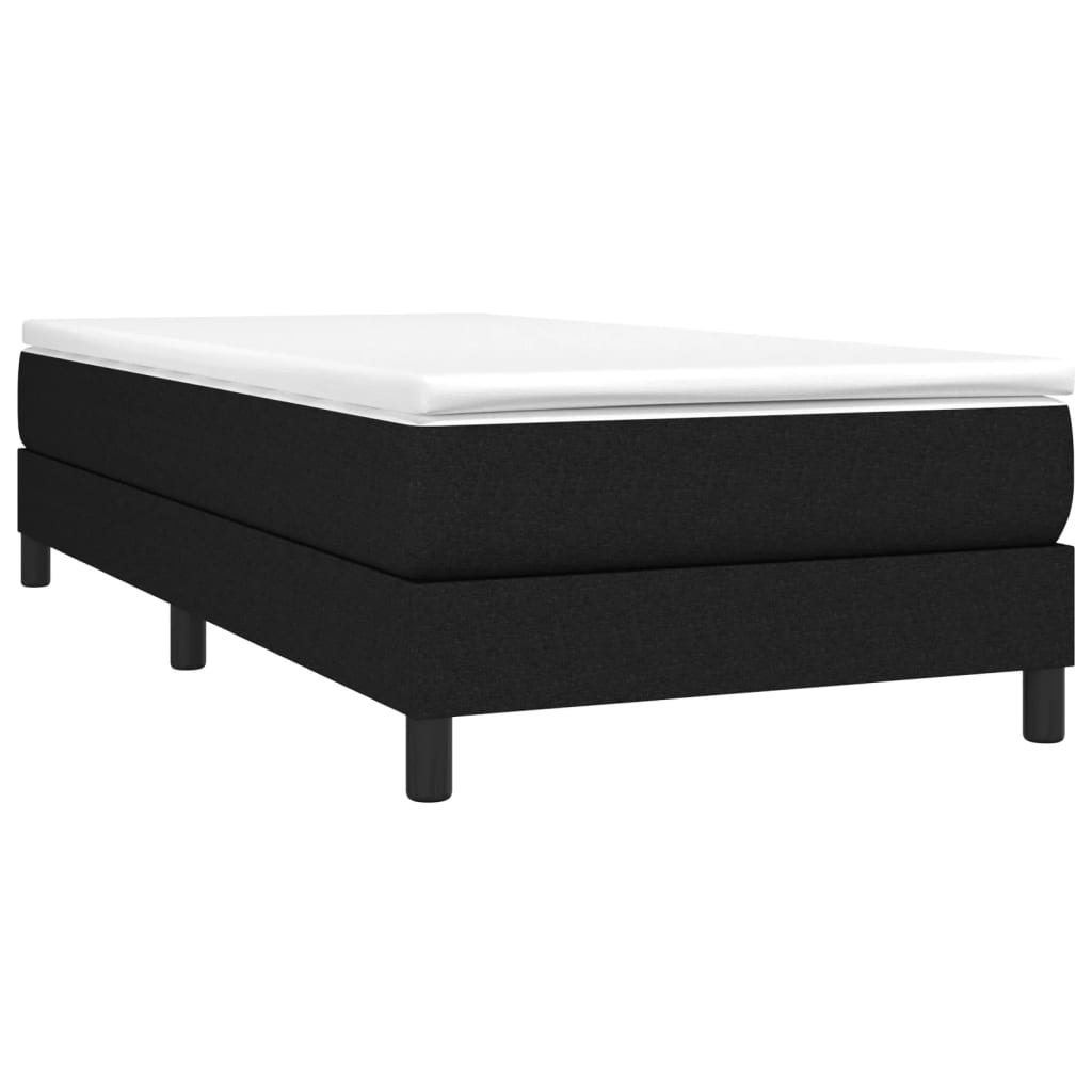 8721102682094_a_en_hd_1 vidaXL Box Spring Bed with Mattress Black 106x203 cm King Single Size Fabric - Image 2