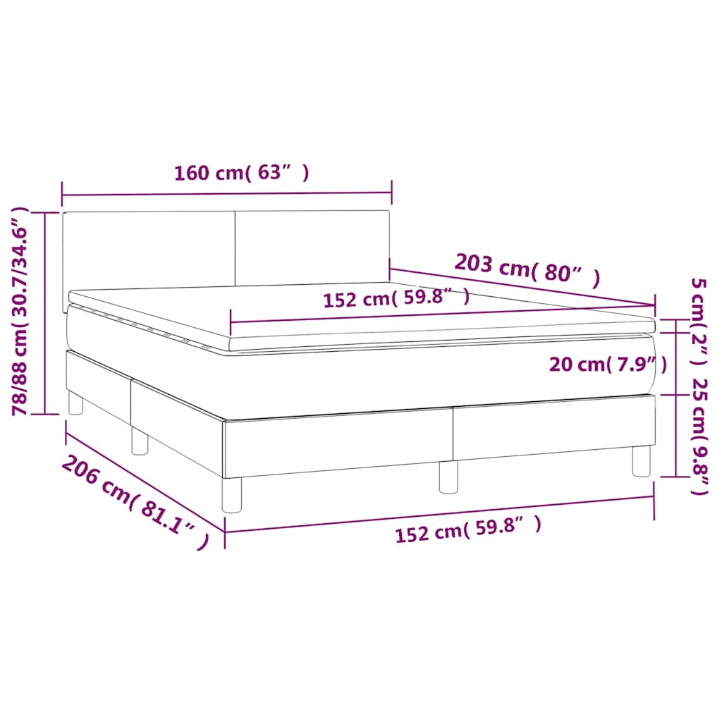 8721102682346_g_en_hd_9 vidaXL Box Spring Bed with Mattress Black 153x203 cm Queen Size Fabric - Image 11